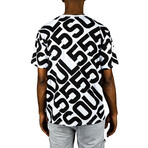 Allover Logo Tee Shirt // White (XL)