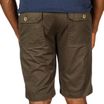 Mission Woven Shorts // Dark Olive (32)