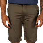 Mission Woven Shorts // Dark Olive (30)