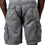 Scottsdale Twill Cargo Shorts // Slate (30)