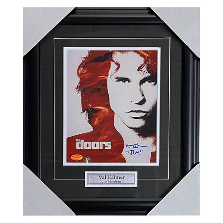 Val Kilmer // Autographed Photo Display // The Doors