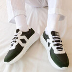 Men's Infinity Sport Sneaker // Green + White (Men's Euro Size 38)