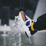 Men's Boom Sneaker // Blue + Yellow + Beige + Black (Men's Euro Size 40)