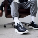 Men's Infinity Style Sneaker // Navy + White (Men's Euro Size 39)