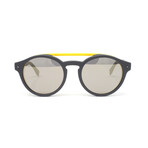 Fendi // Men's FFM0017FS Sunglasses // Gray + Yellow