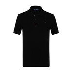Cane Short Sleeve Polo // Black (L)