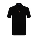 Imran Short Sleeve Polo // Black (3XL)