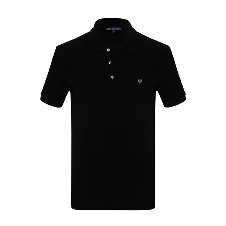 Francesco Short Sleeve Polo // Black (XS)