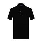 Francesco Short Sleeve Polo // Black (XL)