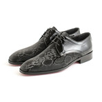 Edet Dress Shoe // Black Python (Euro 40)