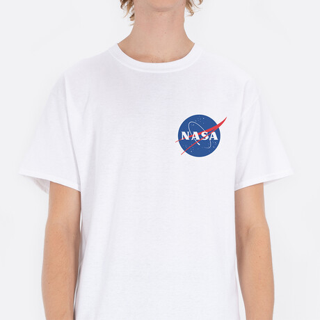 Original NASA Logo Heart T-Shirt // White (Small)