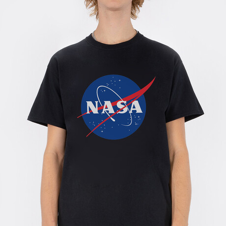 Original NASA Logo T-Shirt // Black (Small)