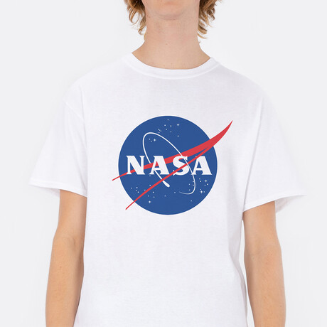 Original NASA Logo T-Shirt // White (Small)