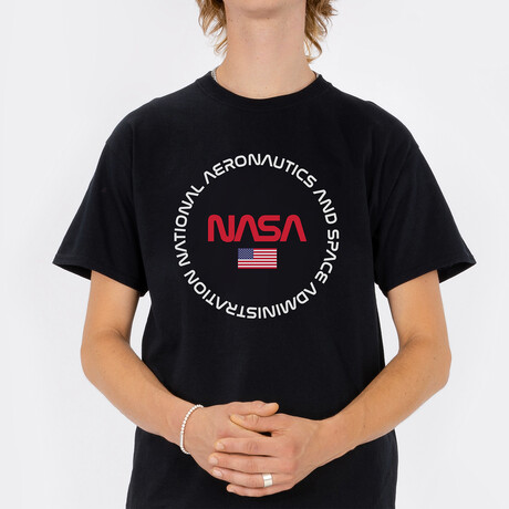 NASA Circle Definition T-Shirt // Black (Small)