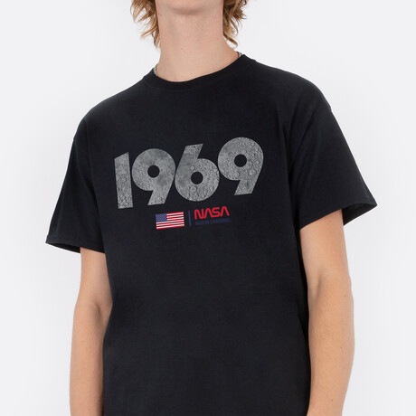 NASA 1969 T-Shirt // Black (Small)