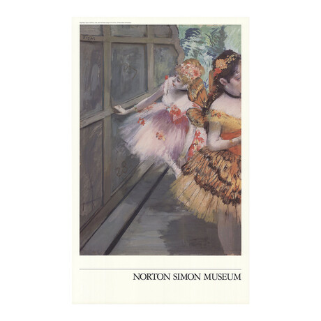 Edgar Degas // Dancers in the Wings // Offset Lithograph