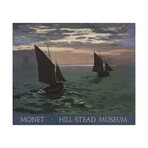 Claude Monet // Boats Leaving the Harbor at Le Havre // 1989 Offset Lithograph