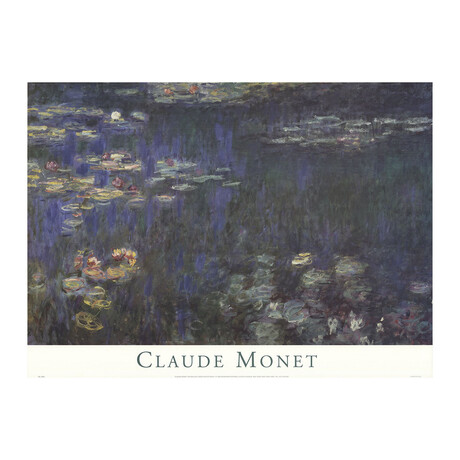 Claude Monet // Waterlilies: Green Reflections I // 1998 Offset Lithograph