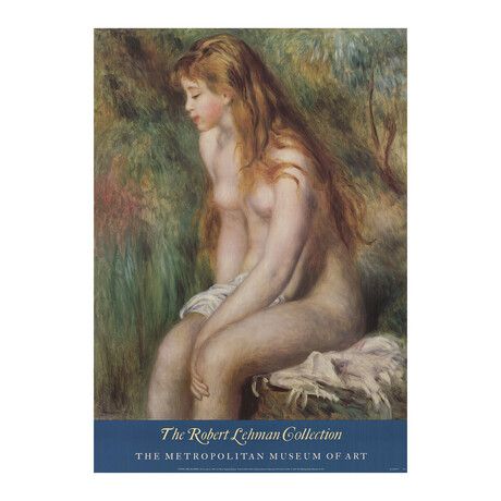 Pierre-Auguste Renoir // Young Girl bathing // 1987 Offset Lithograph