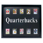Great Quarterbacks // Framed Football Card Collage