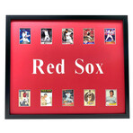 Boston Red Sox // Framed Baseball Card Collage