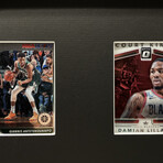 NBA Stars // Framed Basketball Card Collage