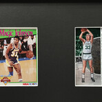 NBA Legends // Framed Basketball Card Collage