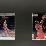 NBA Legends // Framed Basketball Card Collage