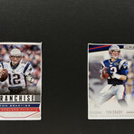Tom Brady // Framed Football Card Collage Ver. 2