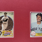 Boston Red Sox // Framed Baseball Card Collage