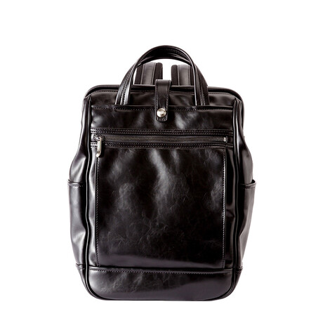 Cavallo Vegan Compact Backpack // Black