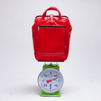 Cavallo Vegan Compact Backpack // Red