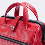 Cavallo Vegan Compact Backpack // Red