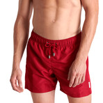 Dante Swim Trunks // Burgundy (Small)