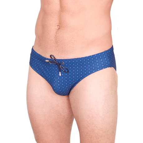Kyle Fitted Swim Brief // 70's (Small)