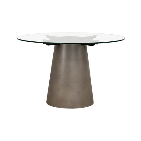 Nova Domus Elk // Concrete + Glass Dining Table