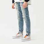 Perugia Sneakers // White Suede (Euro 41)