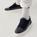 Novara Sneakers // Navy Blue Flotter (Euro 40)