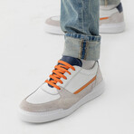 Perugia Sneakers // White Suede (Euro 41)