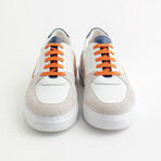Perugia Sneakers // White Suede (Euro 41)