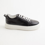 Torino Leather Sneakers // Black Nappa (Euro 40)