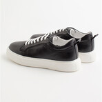 Torino Leather Sneakers // Black Nappa (Euro 40)