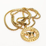 Dell Arte // Taurus Necklace // Gold