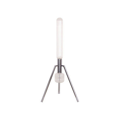 Cascada II // 34" LED Integrated Table Lamp (Chrome)