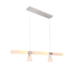 Cascada // 50" LED Integrated Pendant Lamp (Chrome)