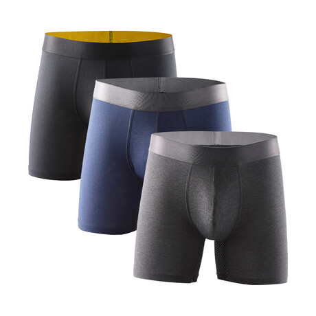 Technical Boxer Briefs // Mixed Colors // 3 Pack (S)