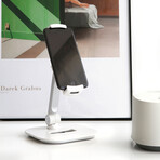 Ledetech Sturdy Smart Device Holder and Tablet Mount (Black)