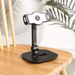 Ledetech Sturdy Smart Device Holder and Tablet Mount (Black)