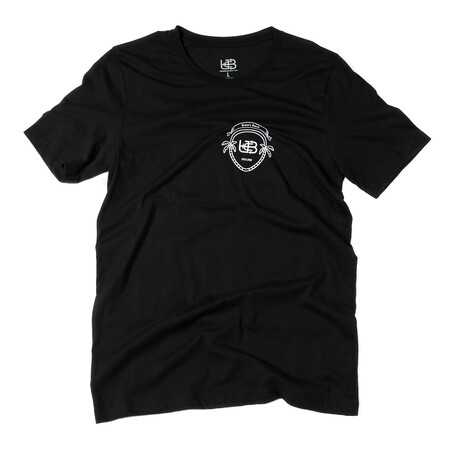 Bruce Beach Tee // Black + White (S)