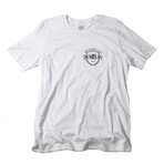 Bruce Beach Tee // White + Black (M)